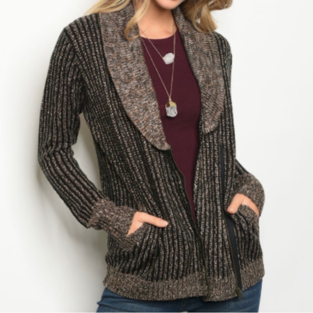 M RENA Full Zip Sweater